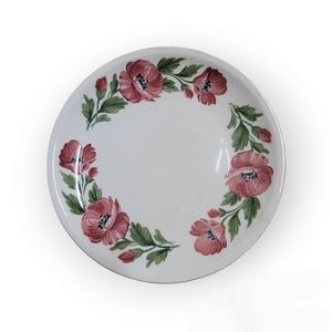 VTG Set of 2 Paden City Shenandoah Ware Floral Plates